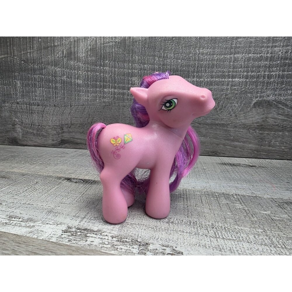 My Little Pony G3 Skywishes Pony Shimmer 2002 Kite And Butterfly 318b